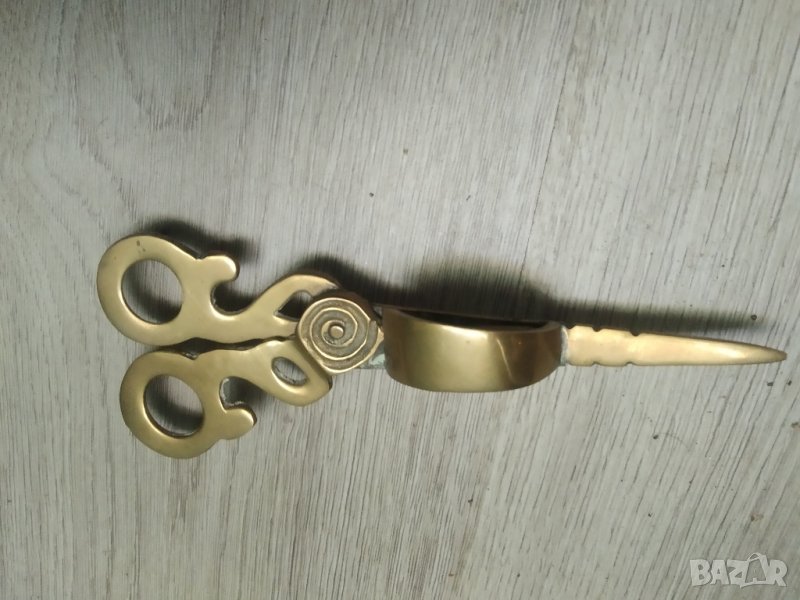 бронзов гасител за свещи, снимка 1