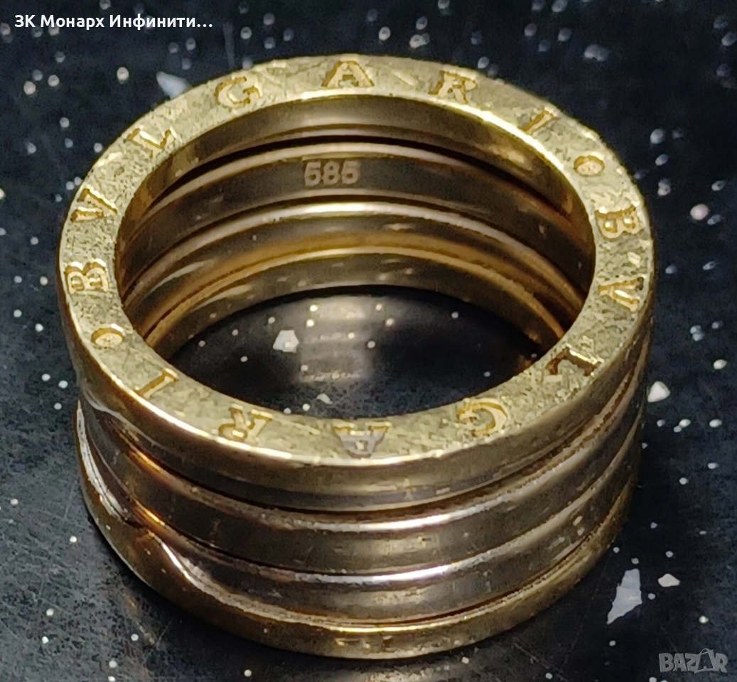 Златен пръстен /585/, снимка 1