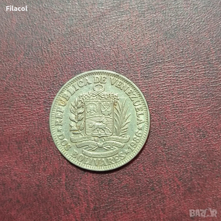 Венецуела 2 боливара 1986 г., снимка 1