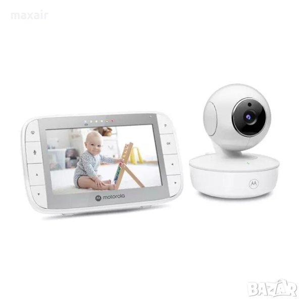 Видео бебефон MOTOROLA BABY MONITOR VM55 5.0″ White * Безплатна доставка * Гаранция 2 години, снимка 1