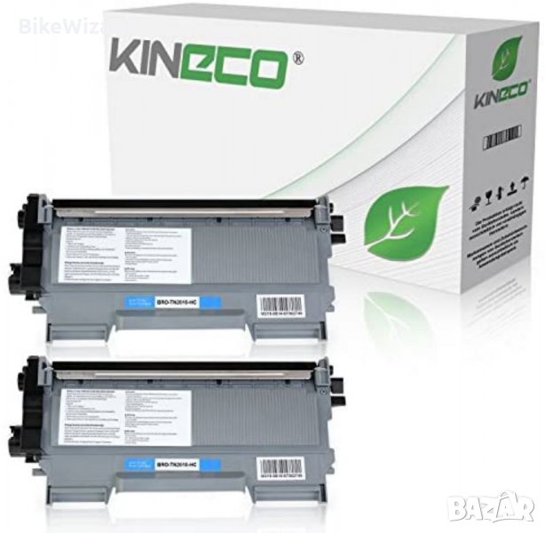 Kineco PAR0049  съвместими тонери 2 броя за Brother DCP-7055, HL-2130, DCP-7057 и др. НОВИ , снимка 1