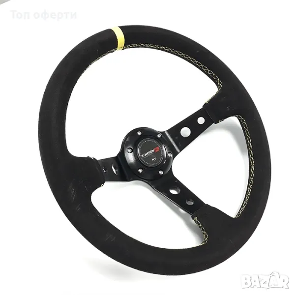 Спортен волан ВЕЛУР 5127 - Черен, жълт, снимка 1