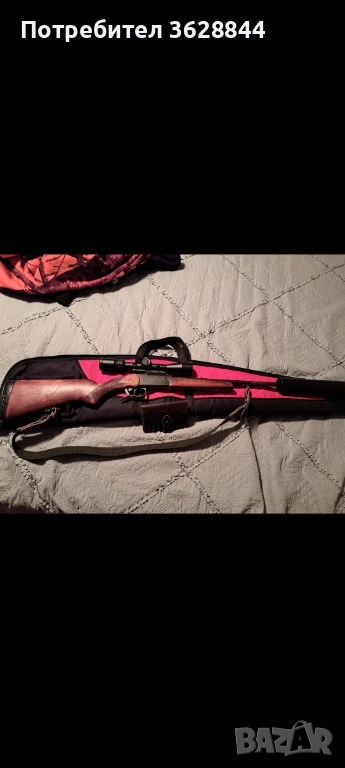 Ловна карабина ИЖ 18 МН + супресор и монтаж, снимка 1