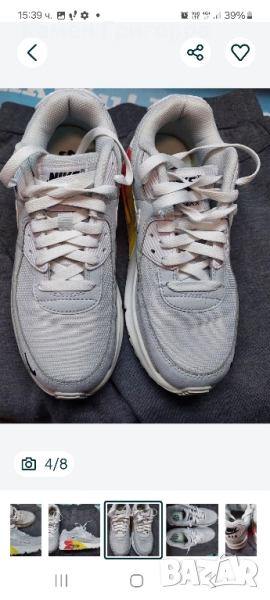 Детски обувки Nike - Air Max 90 Next Nature GS SITA размер 37,5 номер, 23,5см. , снимка 1