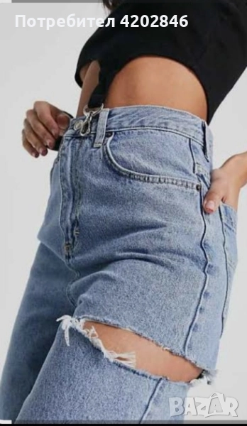 TOPSHOP Дамски дънки Baggy , снимка 1