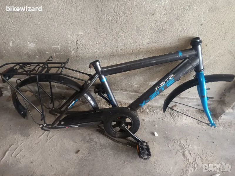 X zite 20 цола рамка с вилка и курбели, снимка 1