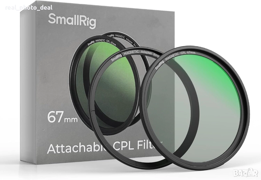SMALLRIG 67mm Magnetic CPL - магниен филтър с кръгова поляризация - чисто нов, снимка 1