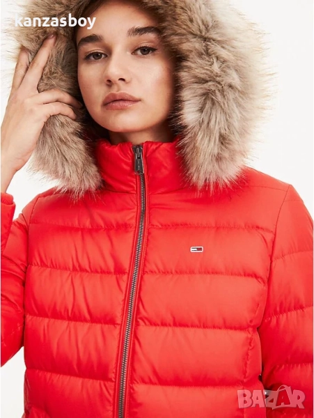 Tommy Hilfiger Essential Hooded Down Jacket - дамско пухено яке М, снимка 1