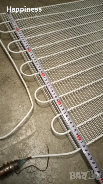 Изпарител от хладилник заедно с планките за монтаж, снимка 1