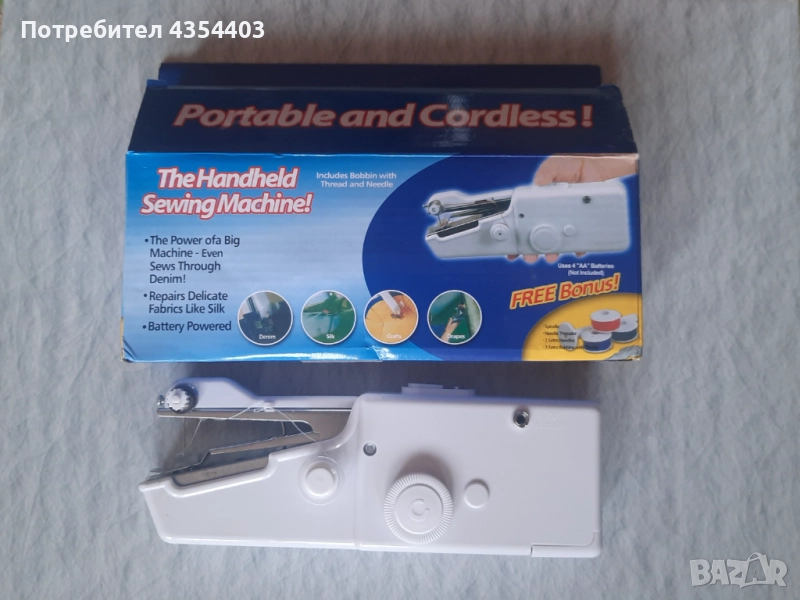 Преносима шевна машина Handy Stitch – нова, снимка 1