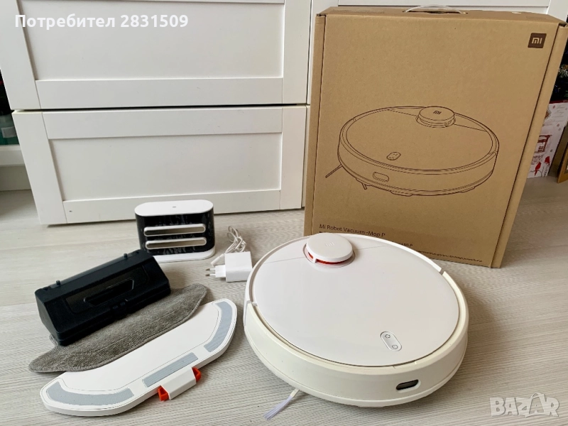 Робот прахосмукачка Xiaomi Mi Mop PRO, Прахосмукачка и моп, снимка 1