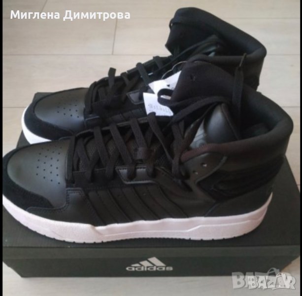 Оригинални маратонки Adidas Entrap Mid Basketball Black номер 44 и 2/3, снимка 1