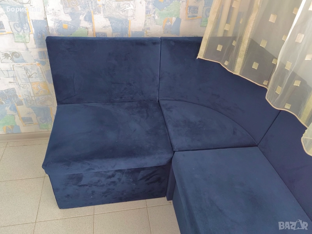 Ъглов диван 190 см,много малко е ползван, снимка 1