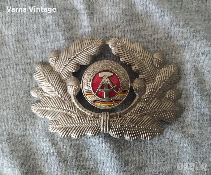 Военна офицерска кокарда на ГДР Германия, снимка 1