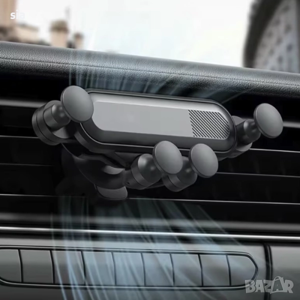 Поставка за телефон с кука за въздуховода на парното на автомобила, снимка 1