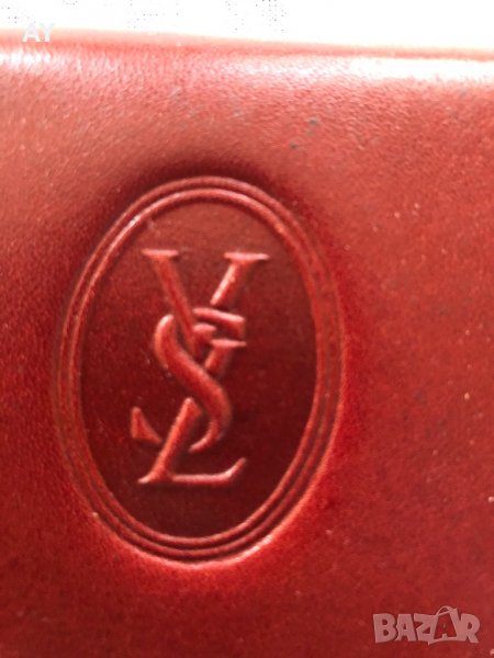Дамско портмоне естествена кожа  Yves Saint Laurent, снимка 1