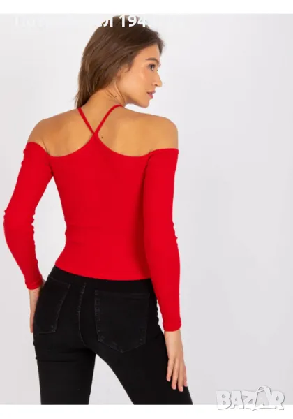 Дамска блуза в червен цвят 7680.98, снимка 1