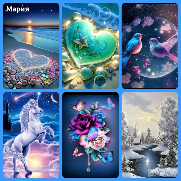 Черен петък!!! Диамантени гоблени- комплект,  налични , снимка 1