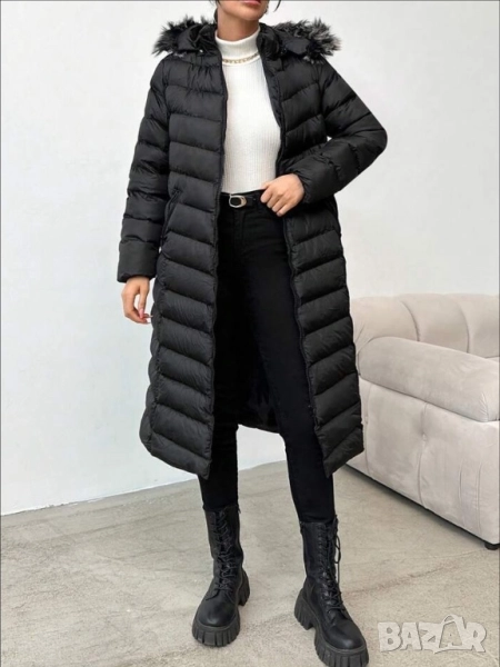 Дамско дълго зимно яке , снимка 1