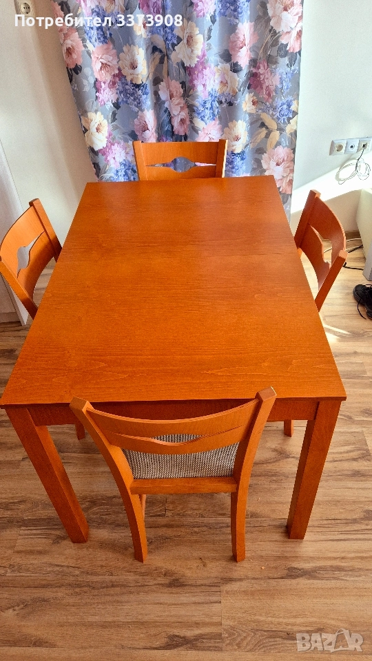 Трапезна маса и столове , снимка 1