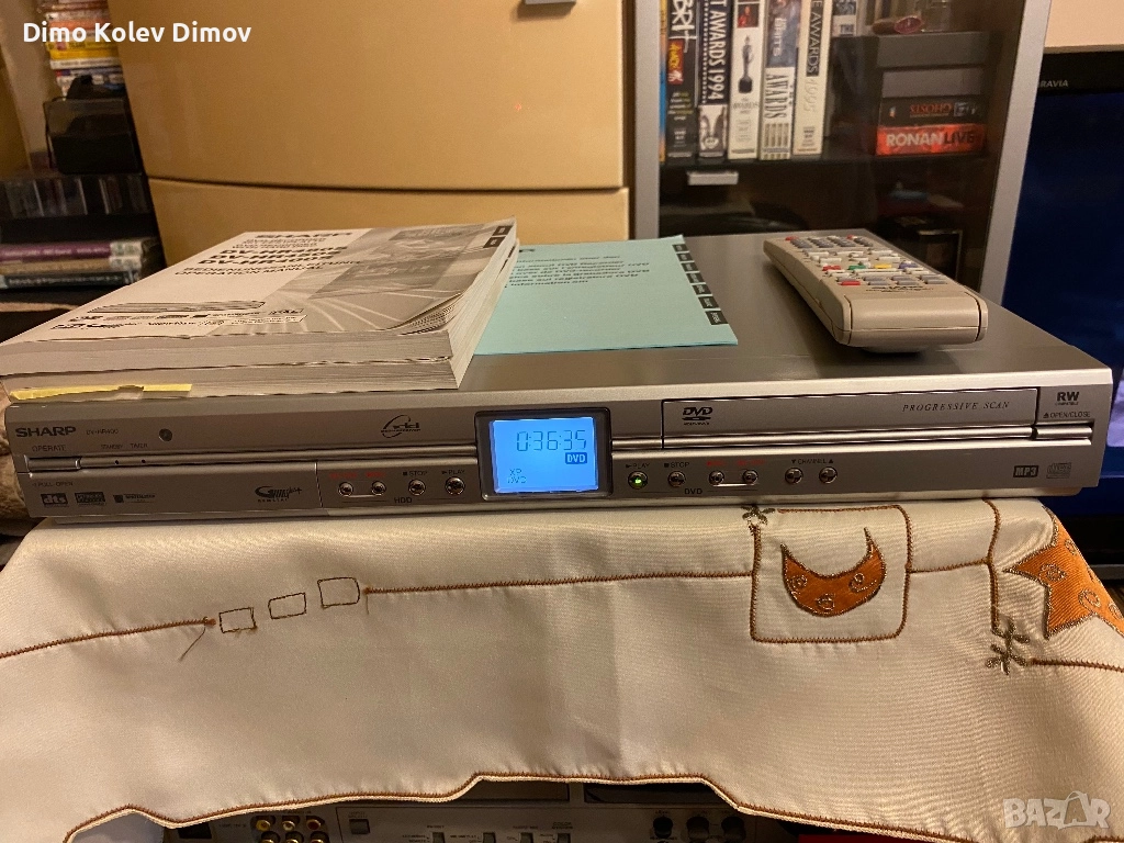 SHARP DV HR 400 Combo DVD + HDD Recorder. Rare!, снимка 1