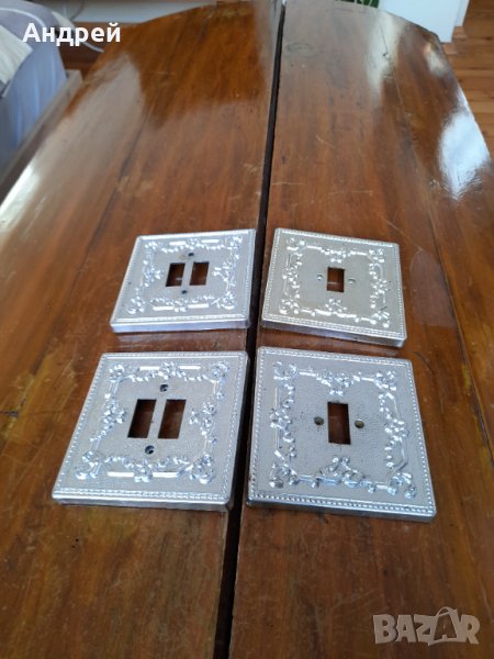 Стара декоративна капачка,капачки за електрически ключ #4, снимка 1