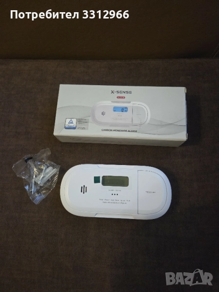 Чисто нов Детектор за въглероден оксид X-Sense XC04-R, снимка 1