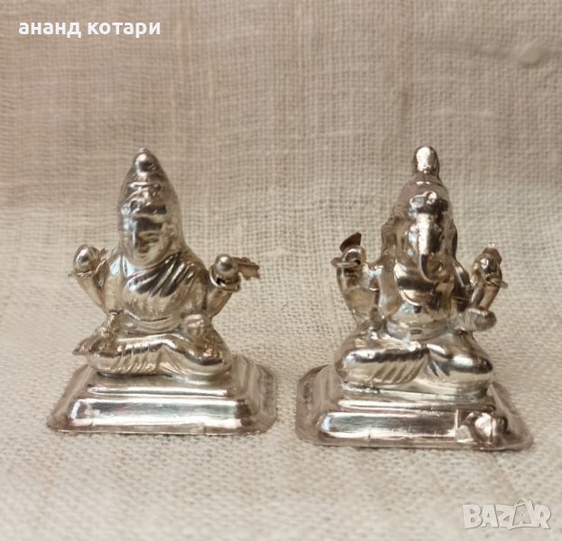1-Ганеша и Лакшми Сребро , снимка 1