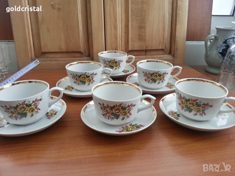 Руски порцелан чаши за чай , снимка 1