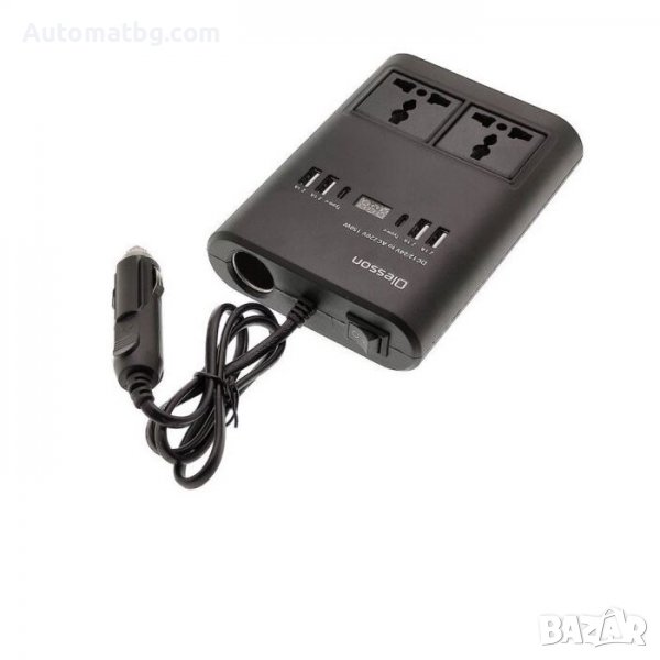 Инвертор на напрежение Automat, Преобразувател, 12V-24V, Черен, снимка 1