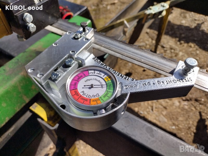 Силомер - тензометър за натягане на банцигови ленти, снимка 1