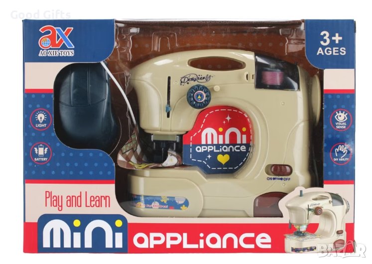 Детска реалистична шевна машина със светлини, снимка 1