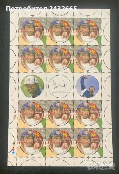 2376. Шри Ланка 2007 = “  Спорт. Мутия Муралидаран / Крикет /.”, **, МNH, снимка 1