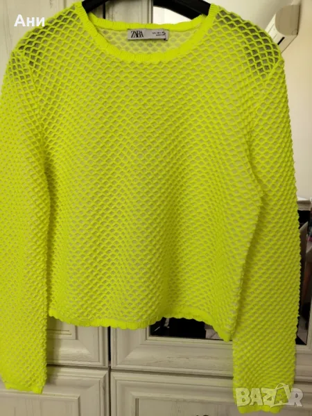 Неонова блуза Zara, снимка 1