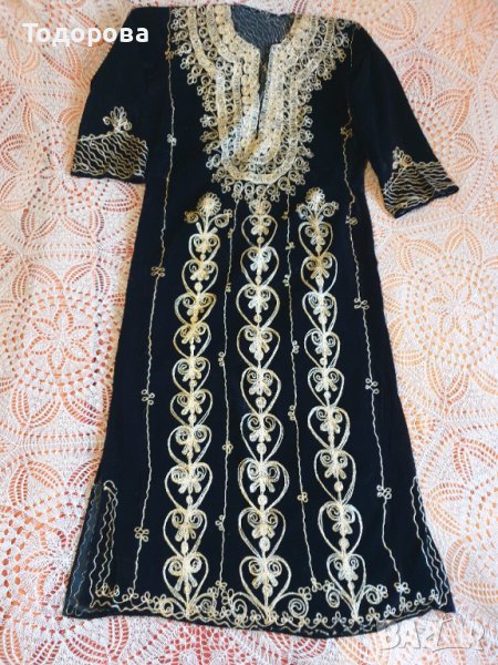 Старинен сукман от кадифе със сърма, снимка 1