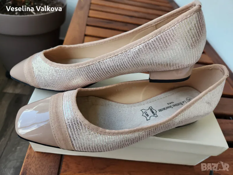 Дамски балеринки, естествена кожа, снимка 1