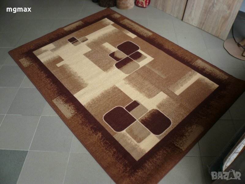 Мокетени килими и пътеки модел 80 кафяв, снимка 1