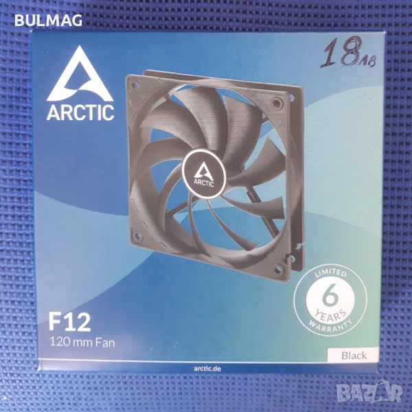 Case Fan Black  F12 (120mm) ARTIC Rev.4, снимка 1