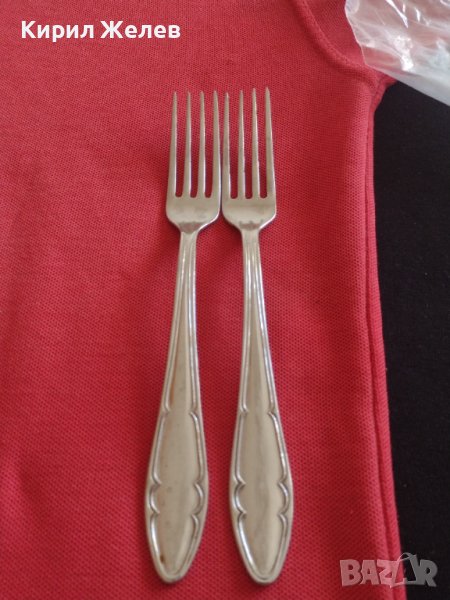 Две стари вилици с маркировка В. Търново сърп и чук за КОЛЕКЦИЯ ДЕКОРАЦИЯ БИТОВ КЪТ 33362, снимка 1