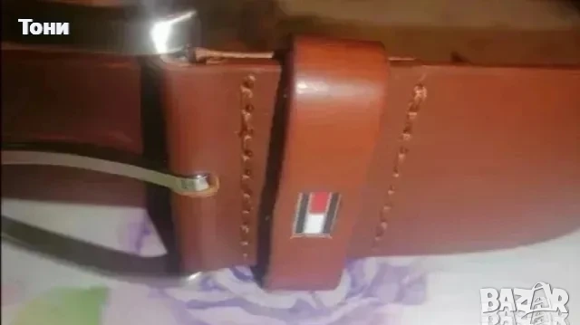 TOMMY HILFIGER Оригинал Нов Дамски Колан Изцяло от Естествена Кожа 100см., снимка 1