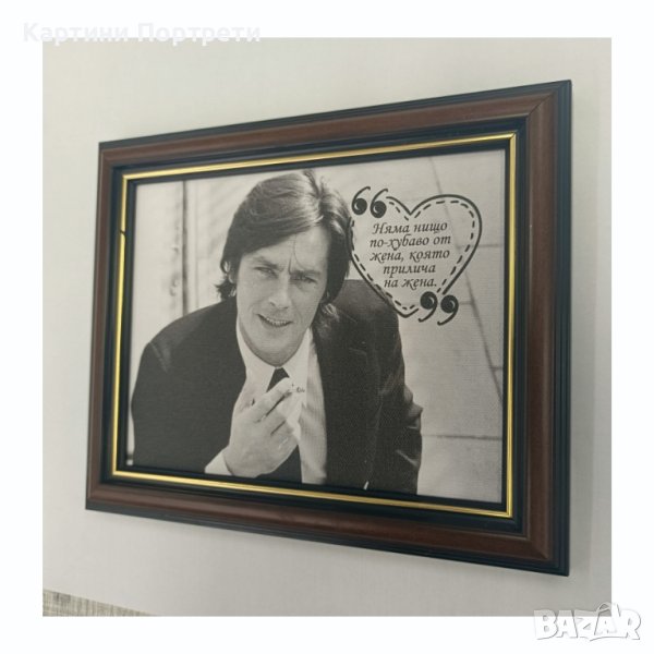 Продавам картина с Ален Делон, снимка 1