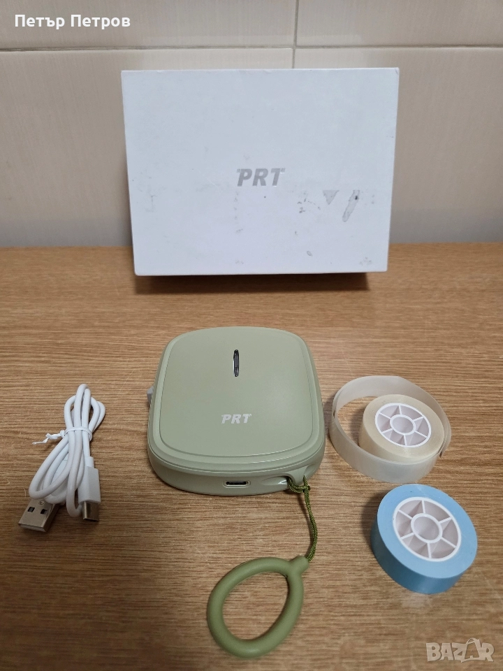 Чисто нов преносим Bluetooth термопринтер за етикети PRT Qutie, снимка 1