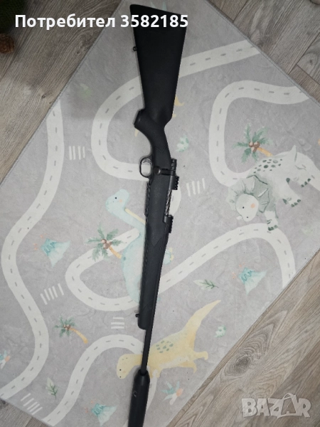 Карабина Мозберг + супресор 243win, снимка 1