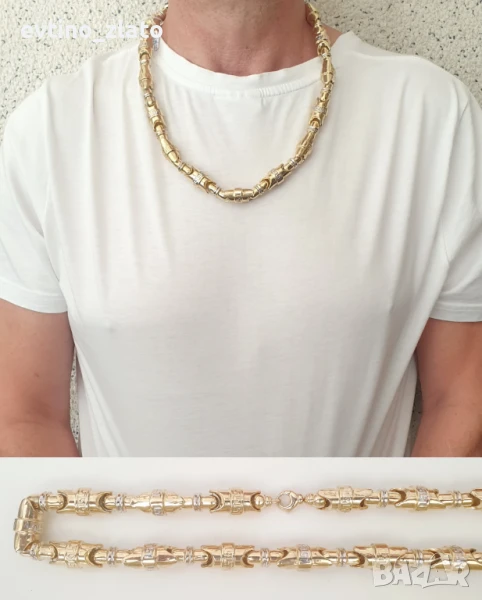 ПРОМОЦИЯ ! Златен мъжки синджир, снимка 1