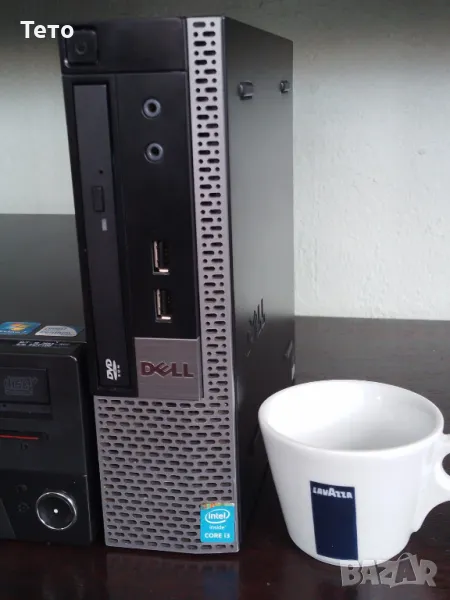 Dell Optiplex 9020 Ultra SFF с CPU i3-4130, 8GB RAM, 120GB SSD + 320GB HDD, снимка 1