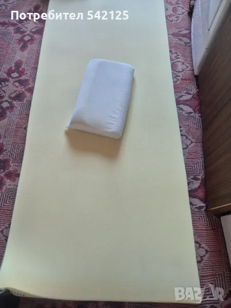 Единичен матрак с възглавница, снимка 1