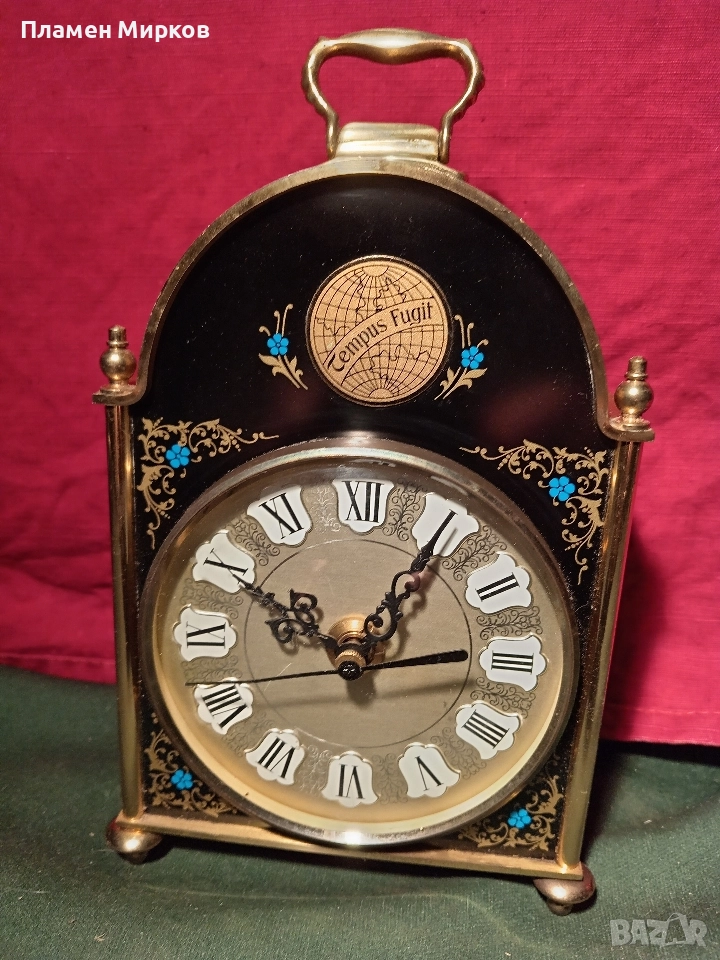 Германски настолен елмеханичен часовник, снимка 1