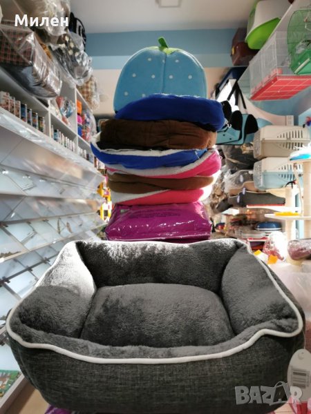 легло микрофибър - сиво, снимка 1