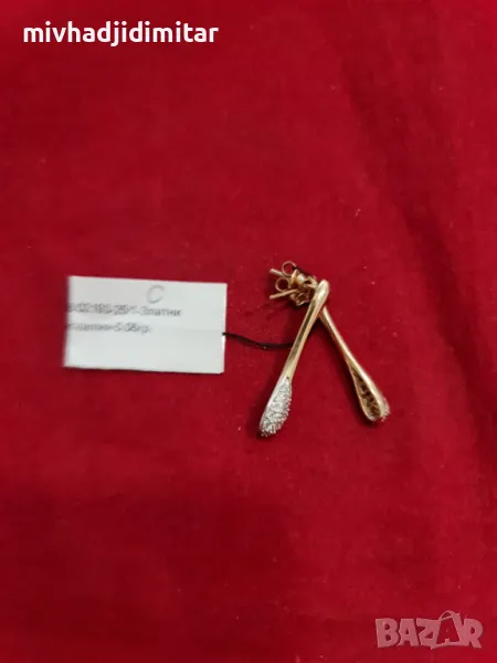 Златни обеци 5,06гр. 14к, снимка 1