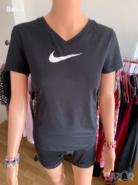 Nike черна дамска тениска, снимка 1